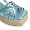 Sandália Yara Alternativo Azul/Ráfia - imagem 7