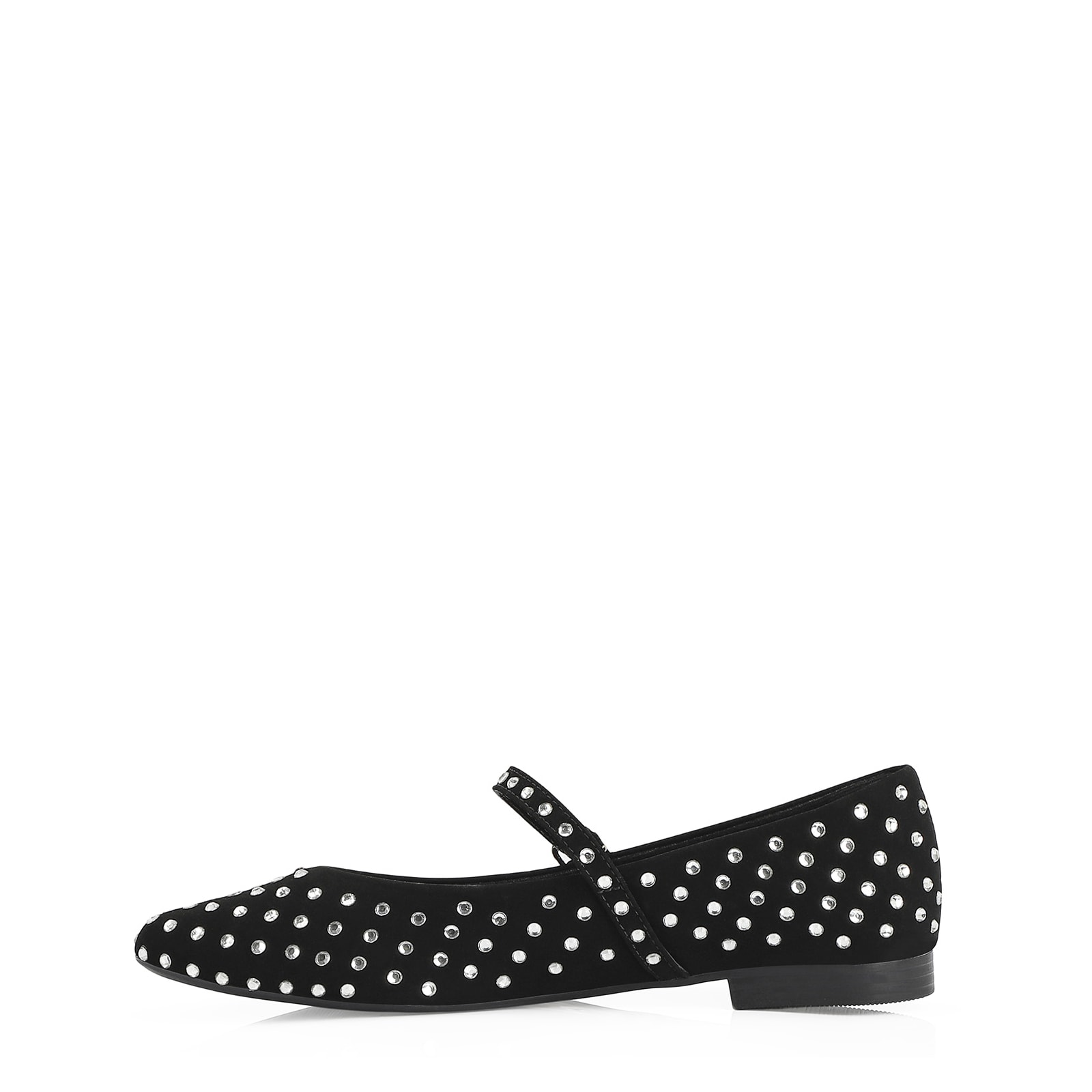 Sapatilha Alt Nobuck Preto / Cristal