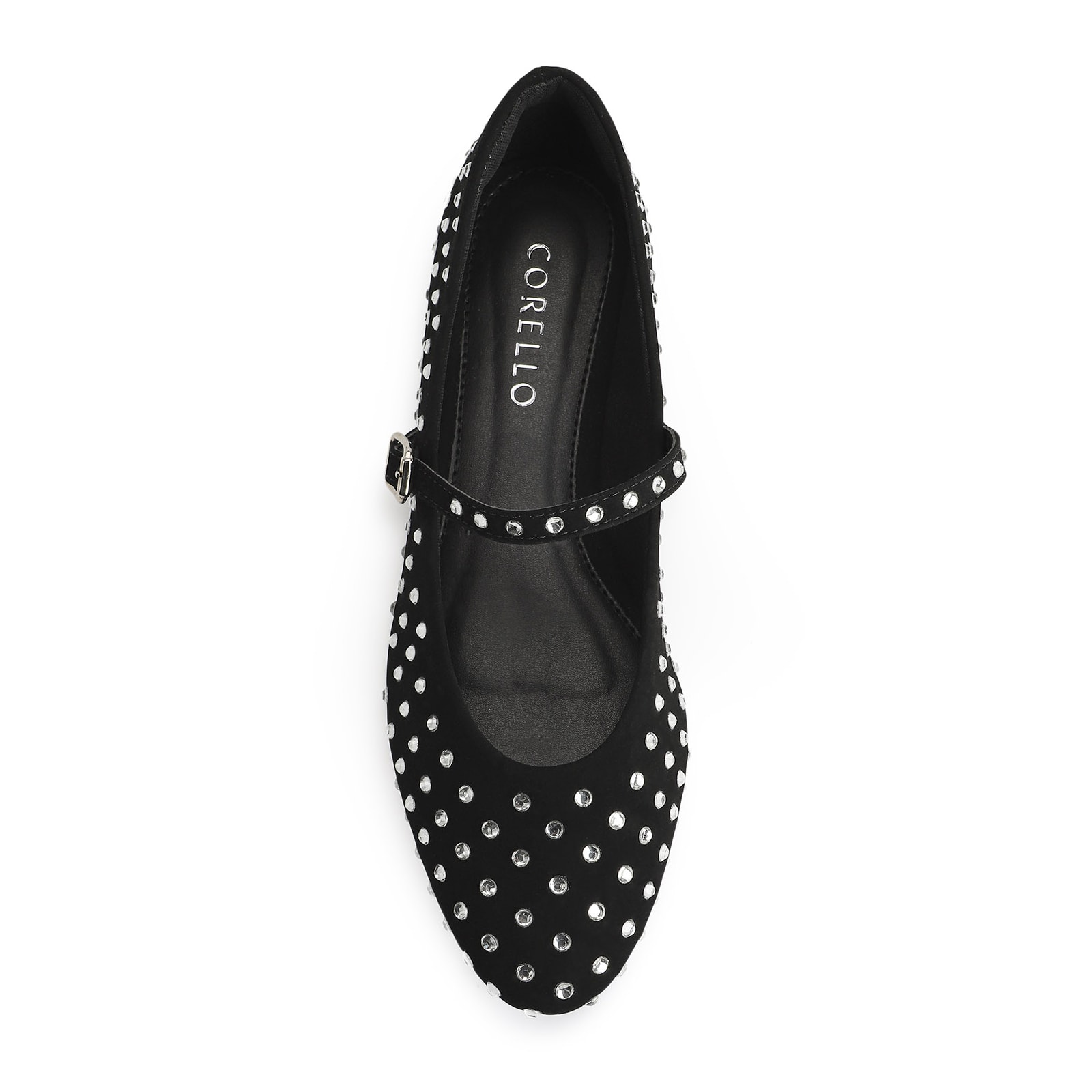 Sapatilha Alt Nobuck Preto / Cristal