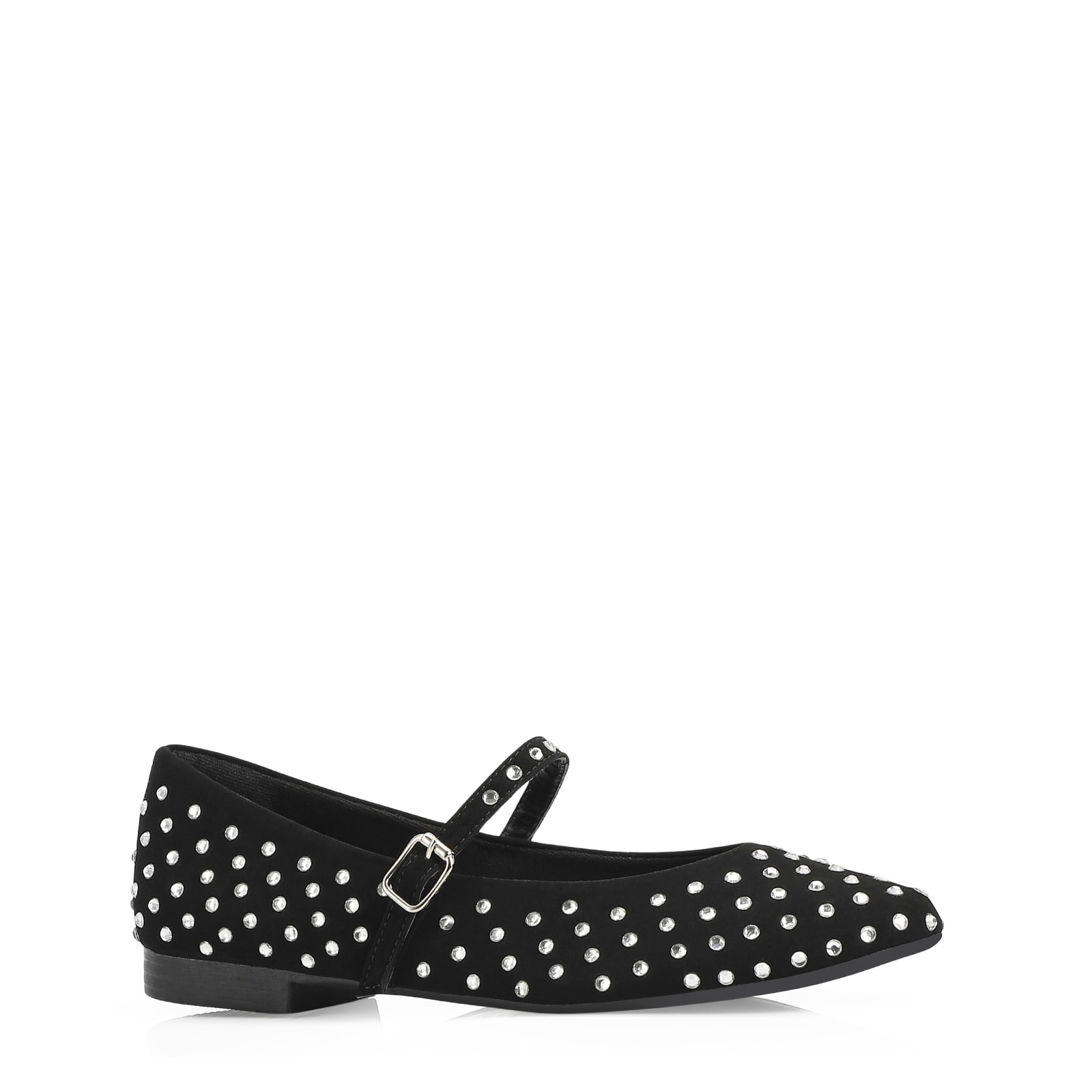 Sapatilha Alt Nobuck Preto / Cristal