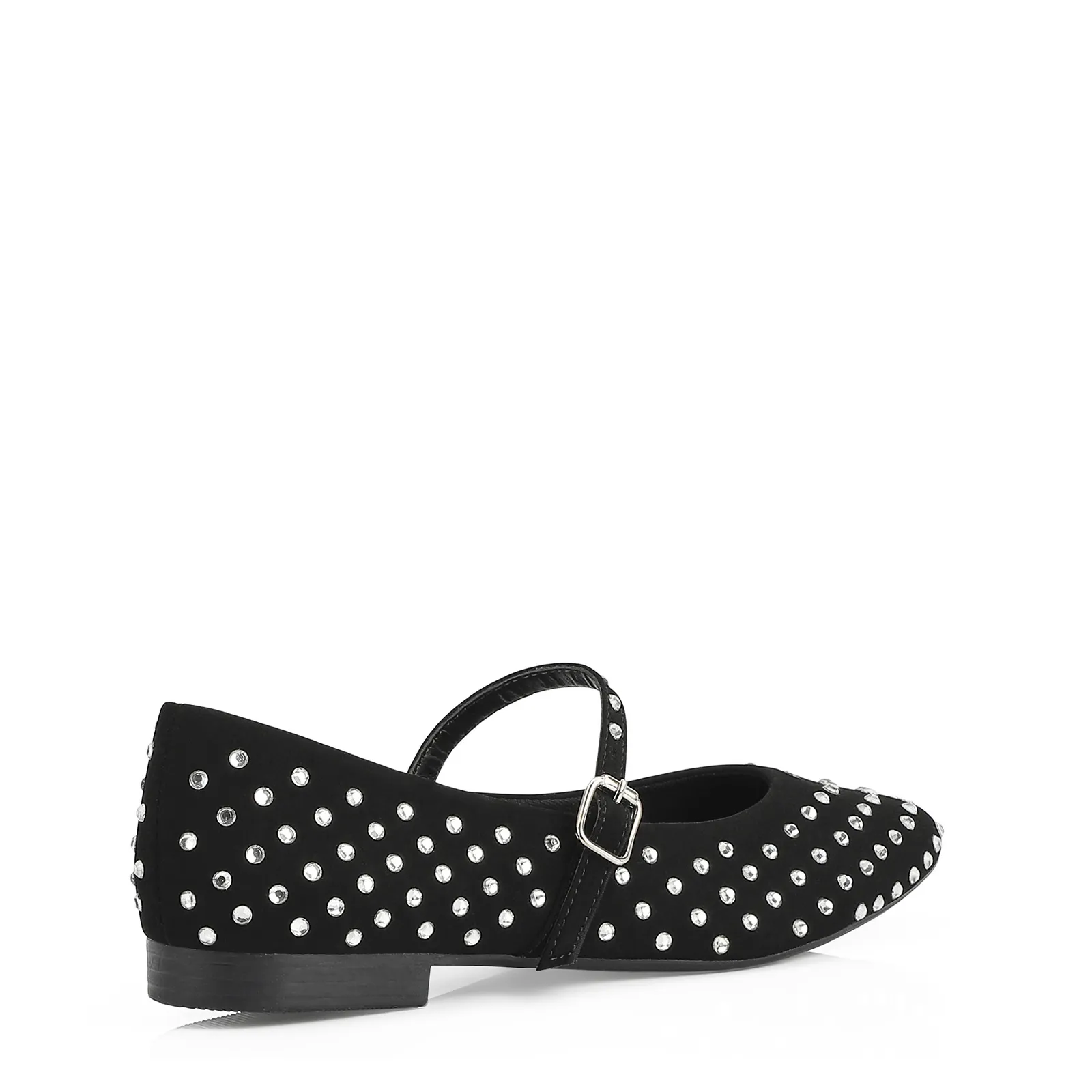 Sapatilha Alt Nobuck Preto / Cristal