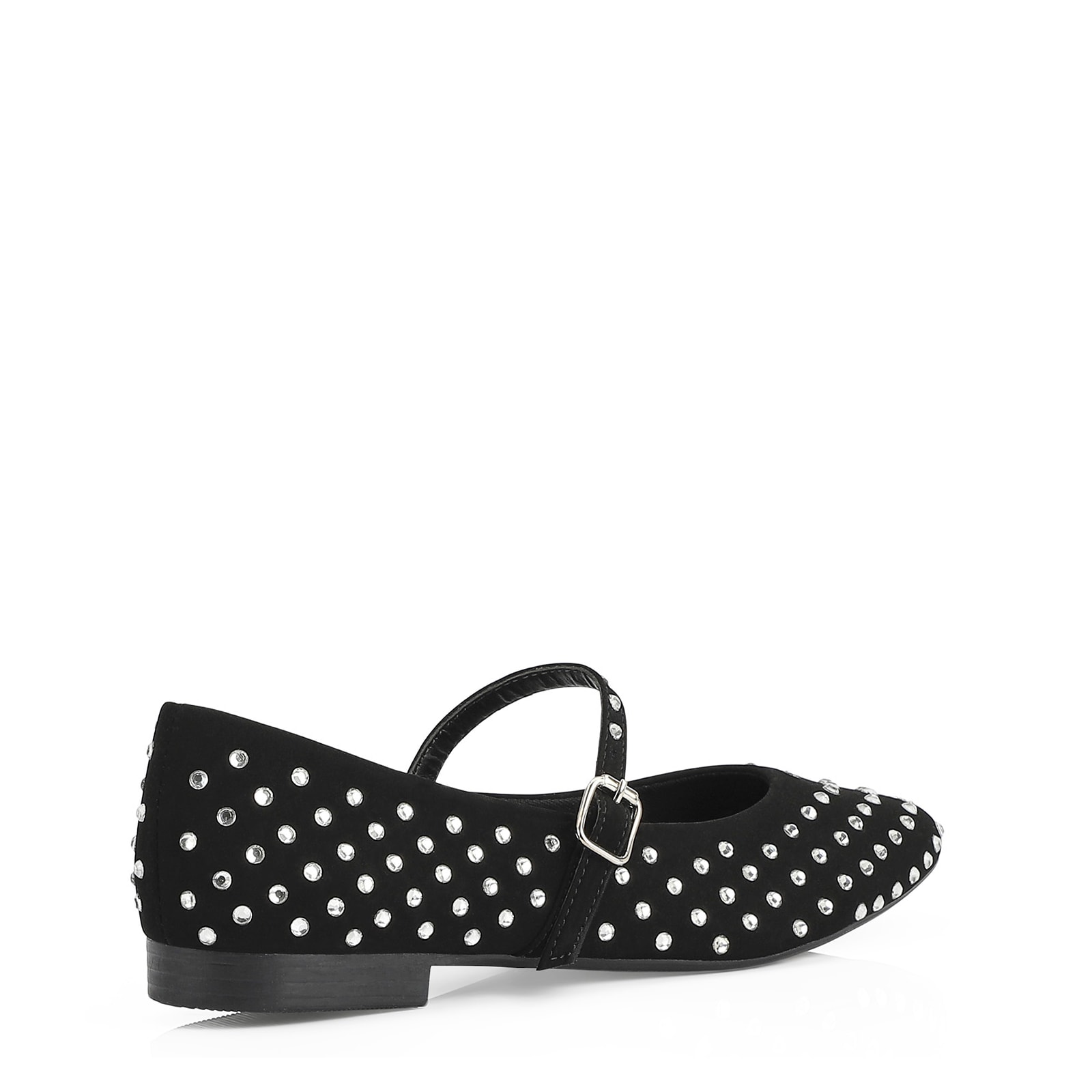 Sapatilha Alt Nobuck Preto / Cristal