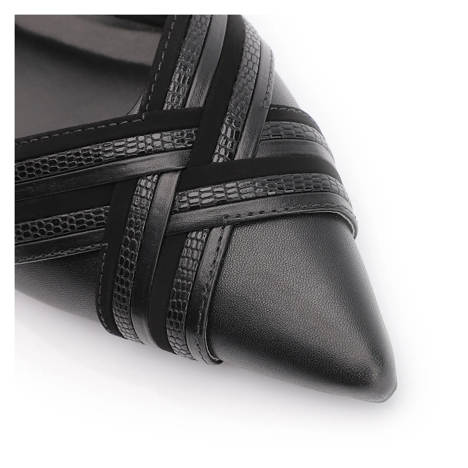 Sapatilha Alt Preto /Alt Lezard Preto /Couro Nobuck Preto