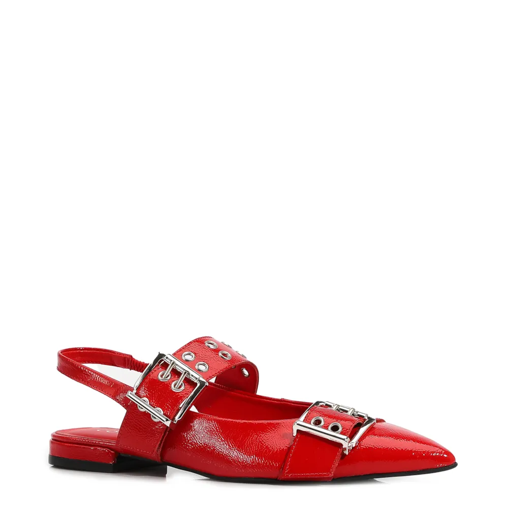 Sapatilha Alt Verniz Vermelho