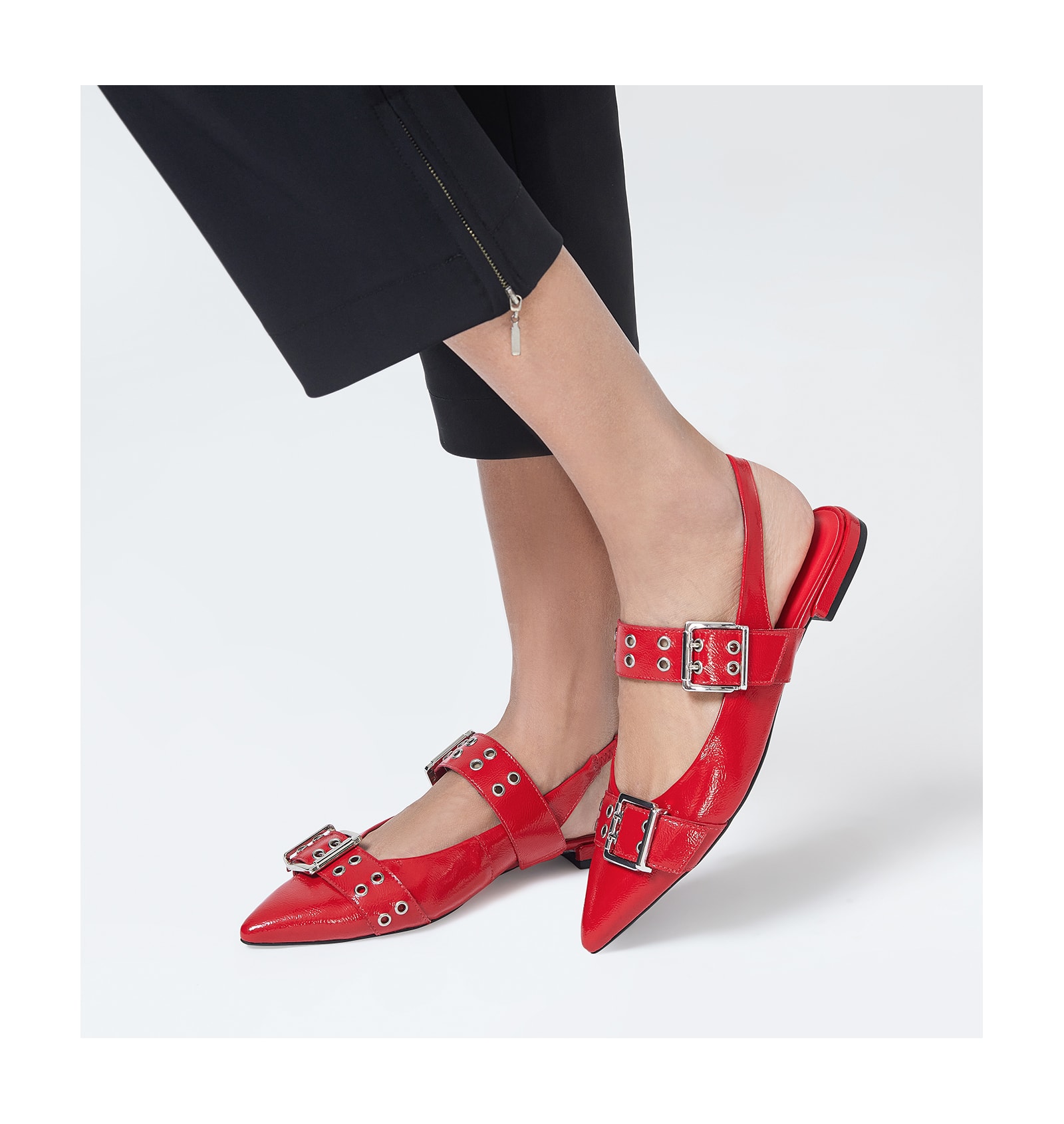Sapatilha Alt Verniz Vermelho