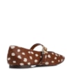 Sapatilha Animal Print Couro Pelo Fivela - imagem 4