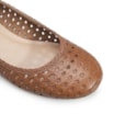 Sapatilha Ballerina Couro Caramelo - imagem 6