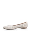 Sapatilha Ballerina Couro Off White - imagem 4