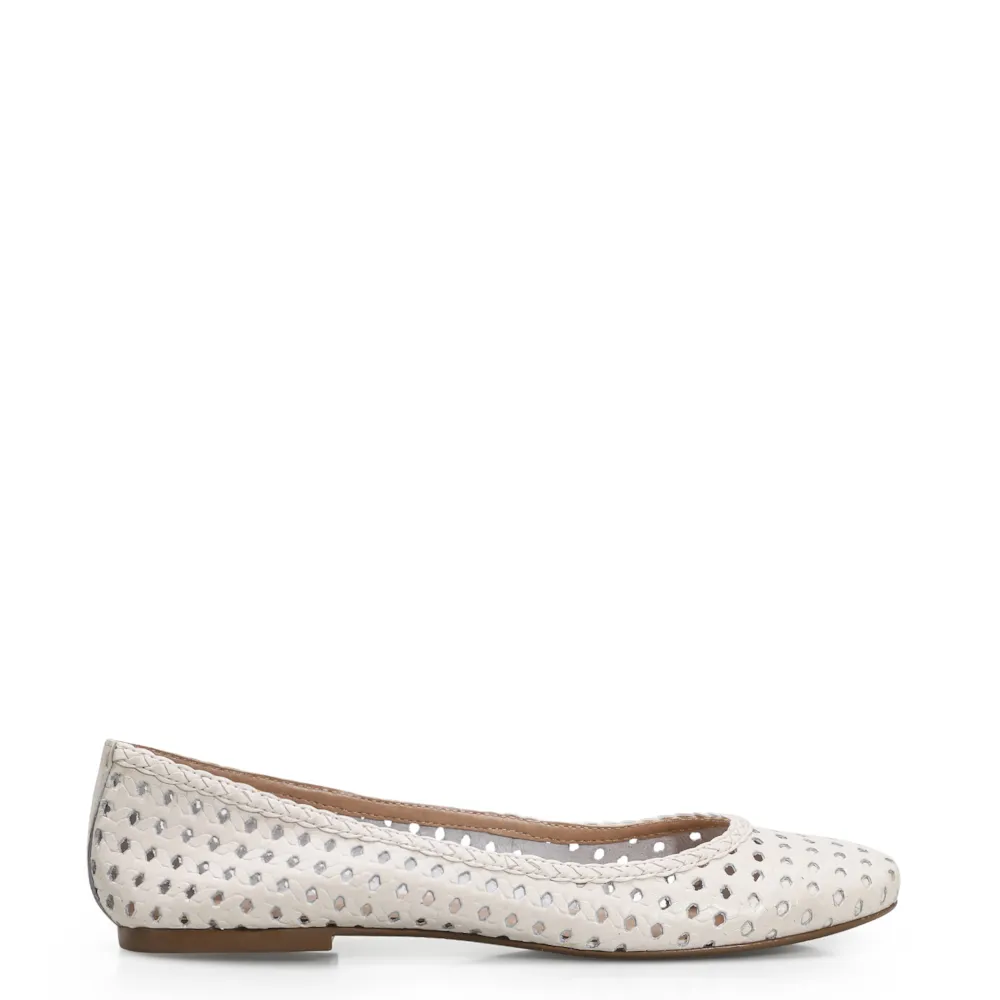 Sapatilha Ballerina Couro Off White - imagem 2