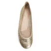 Sapatilha Ballerina Couro Ouro Light - imagem 5