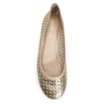 Sapatilha Ballerina Couro Ouro Light - imagem 5