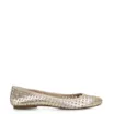 Sapatilha Ballerina Couro Ouro Light - imagem 2