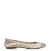 Sapatilha Ballerina Couro Ouro Light - imagem 2