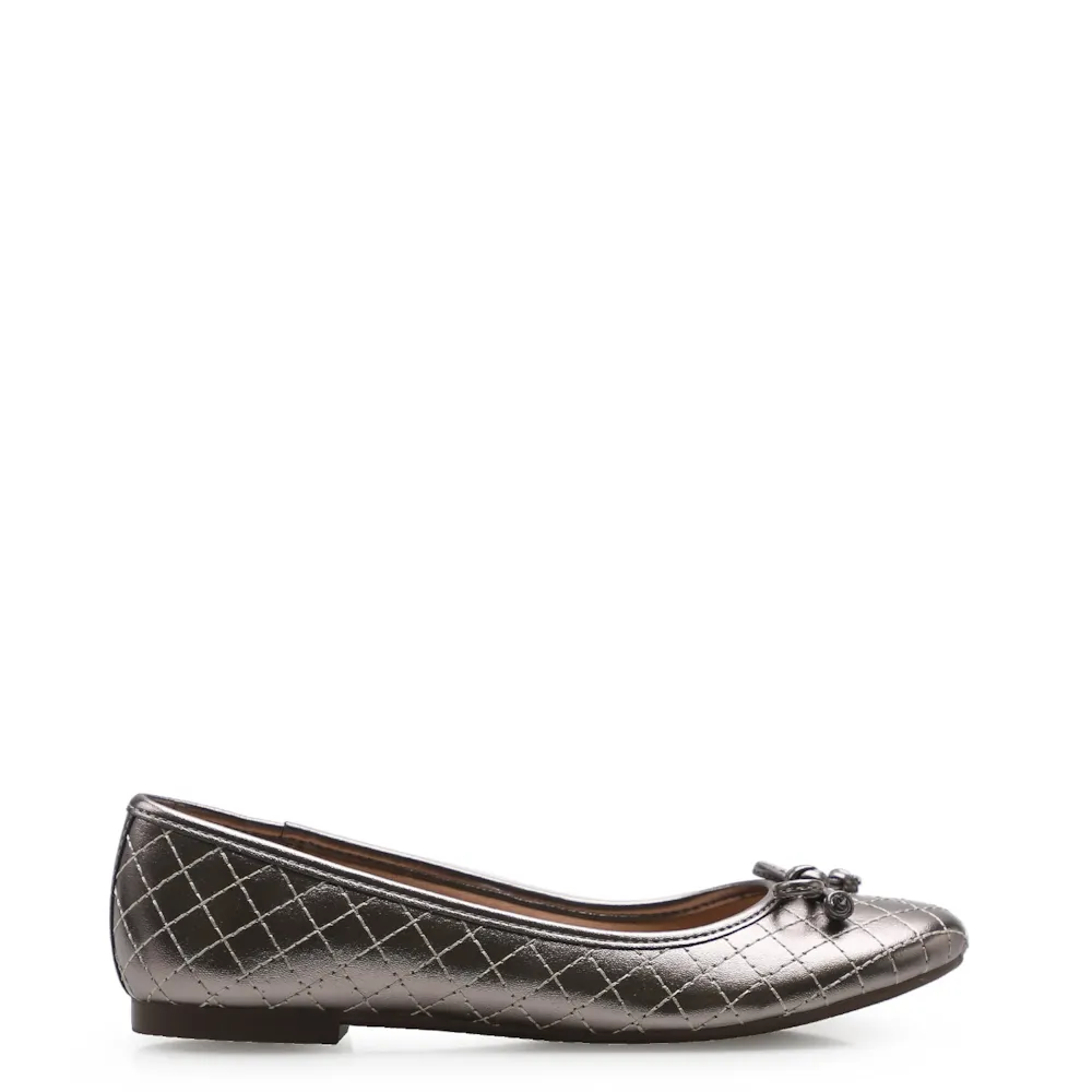 Sapatilha Basic Matelassê Metal Soft Pewter - imagem 2