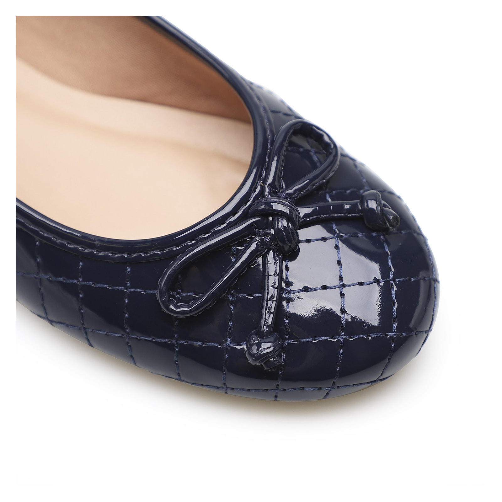 Sapatilha Basic Matelassê Verniz Azul