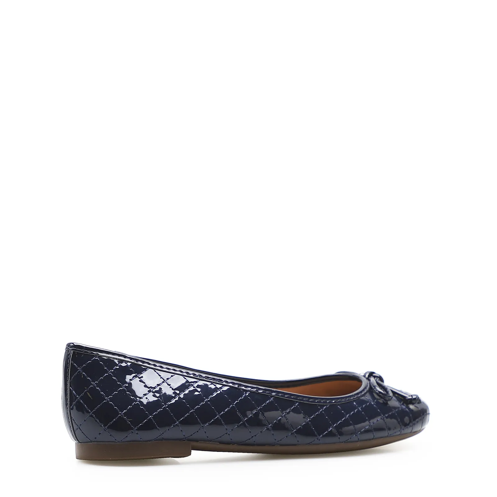 Sapatilha Basic Matelassê Verniz Azul