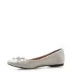 Sapatilha Basic Matelassê Verniz Soft Off White - imagem 4