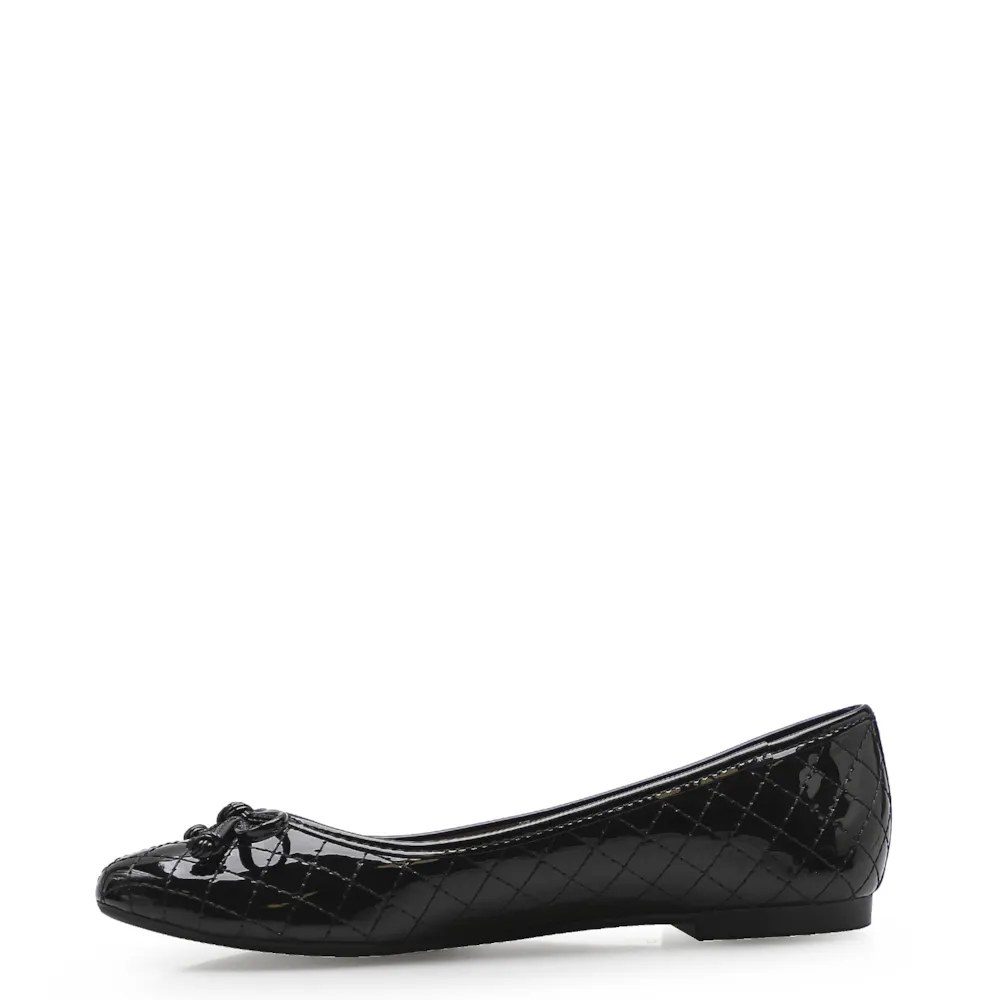 Sapatilha Basic Matelassê Verniz Soft Preto - imagem 4