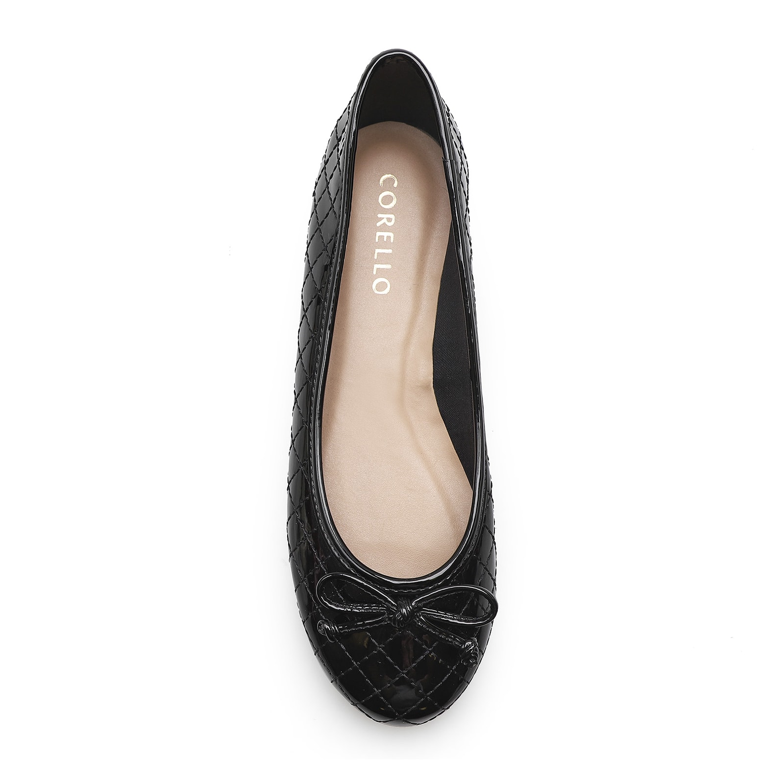 Sapatilha Basic Matelassê Verniz Soft Preto