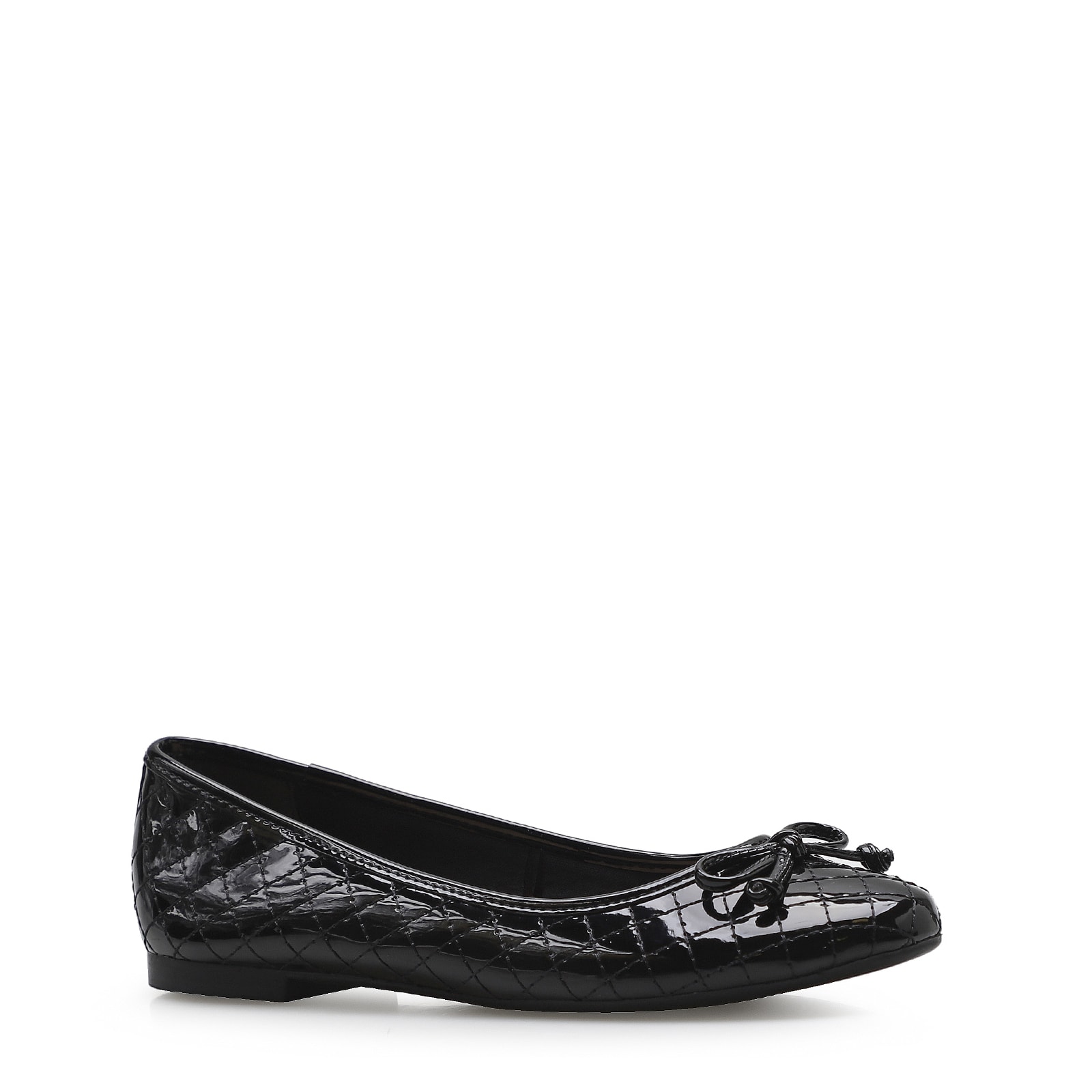 Sapatilha Basic Matelassê Verniz Soft Preto