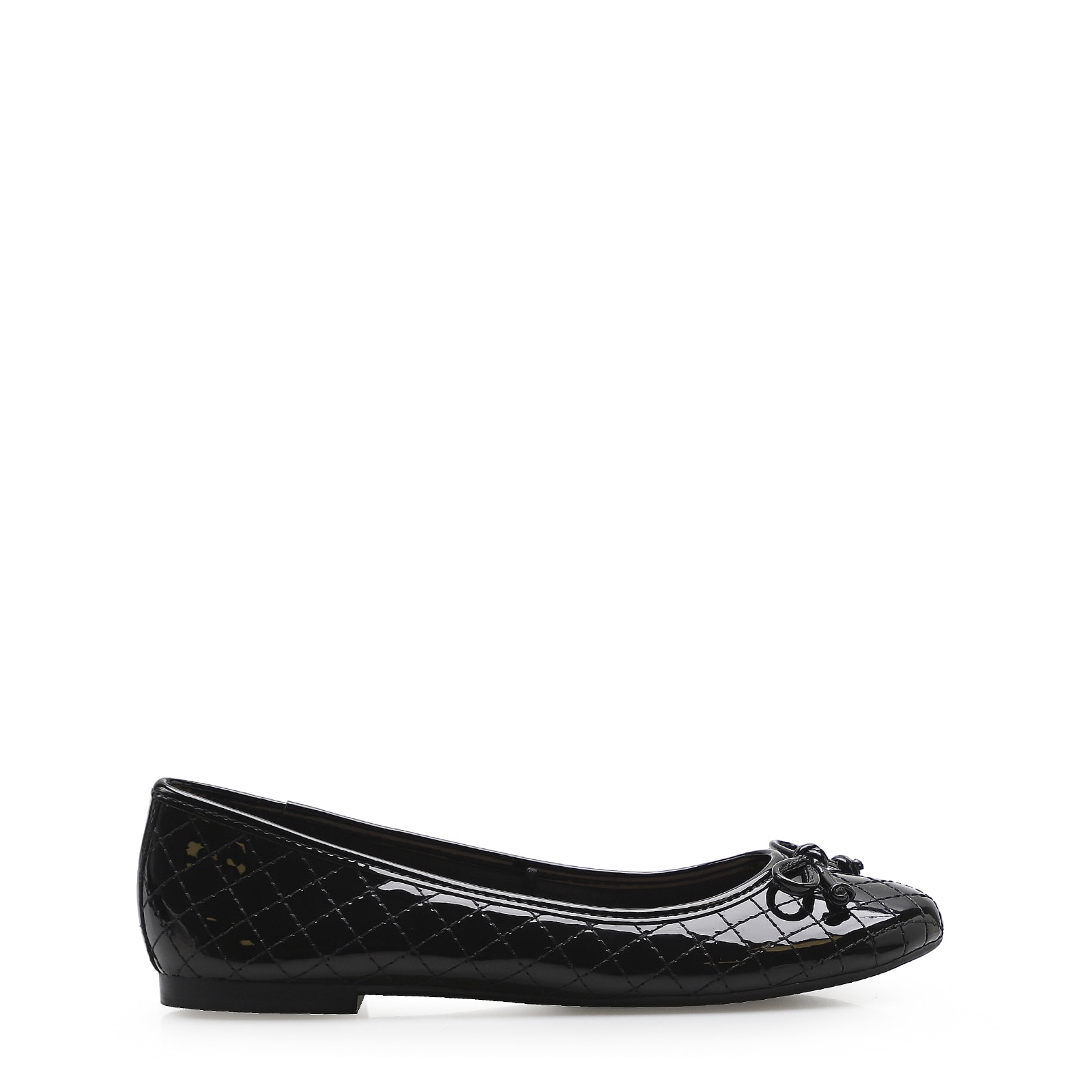 Sapatilha Basic Matelassê Verniz Soft Preto