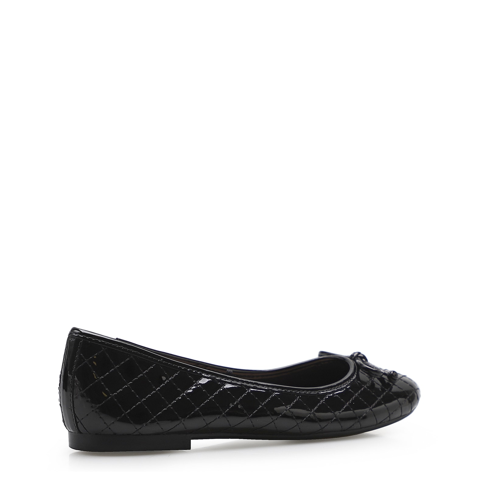 Sapatilha Basic Matelassê Verniz Soft Preto