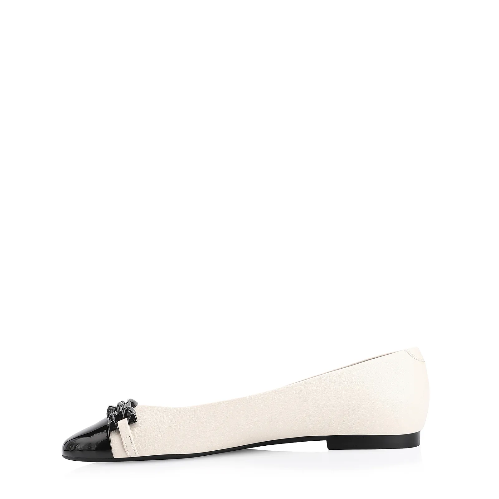 Sapatilha Bridão Alt Off White/Verniz Preto