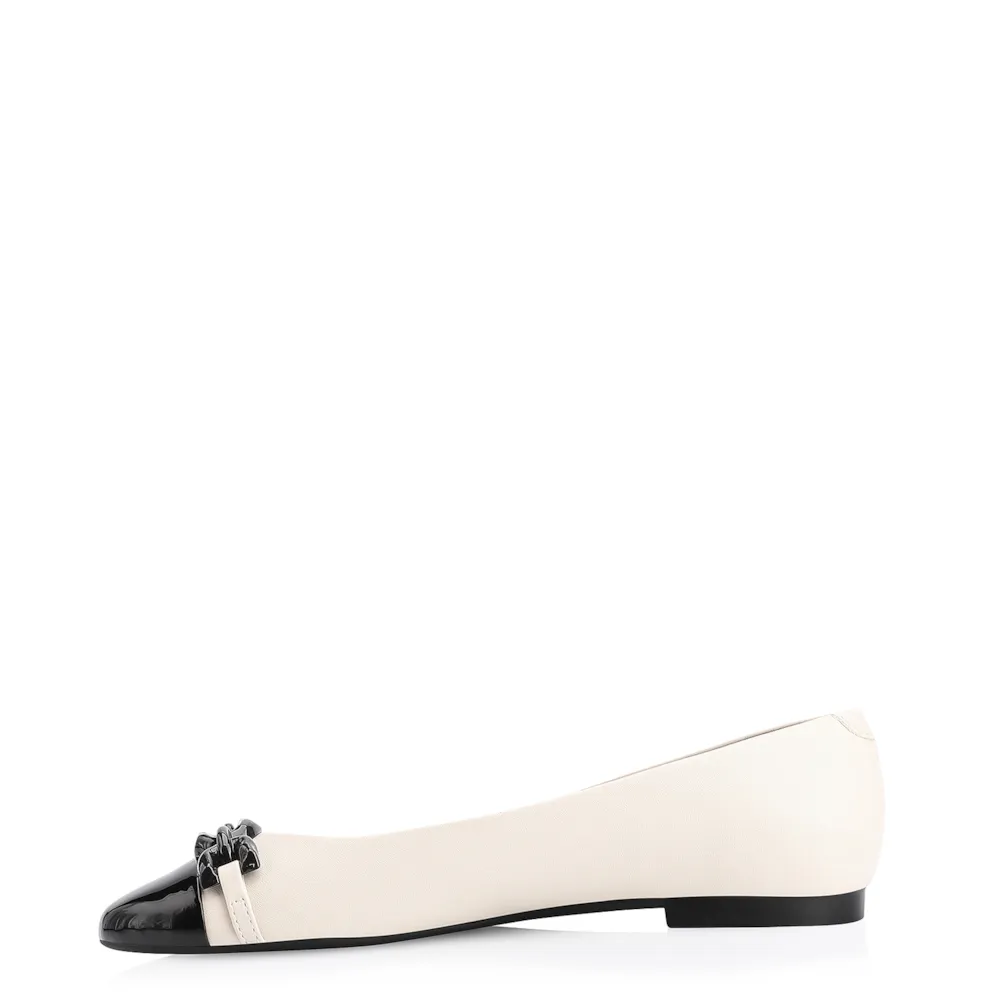 Sapatilha Bridão Alt Off White/Verniz Preto - imagem 4