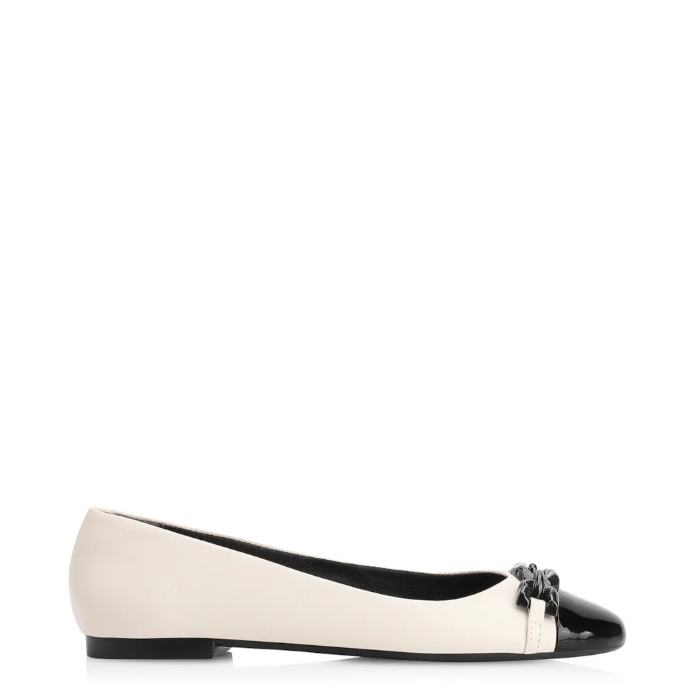 Sapatilha Bridão Alt Off White/Verniz Preto - imagem 2
