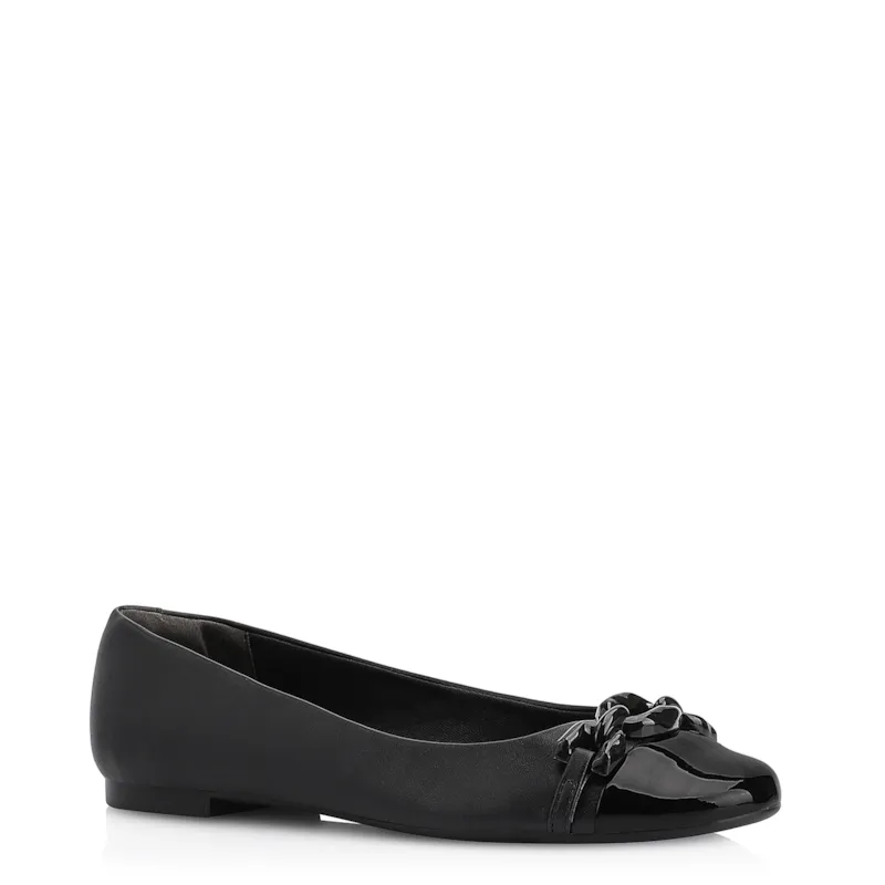 Sapatilha Bridão Alt Preto/Verniz Preto
