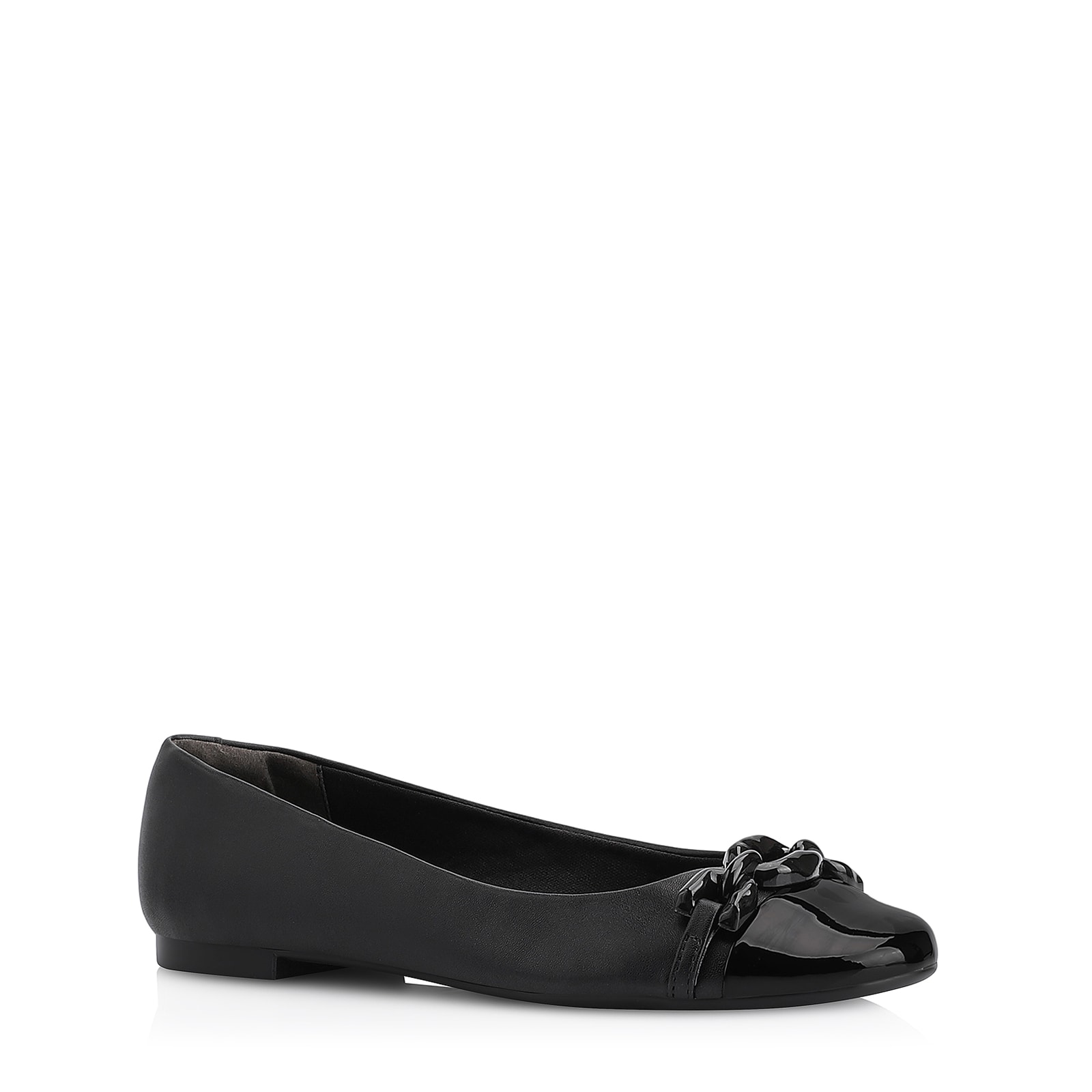 Sapatilha Bridão Alt Preto/Verniz Preto