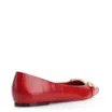 Sapatilha Bridão Couro Croco Vermelho - imagem 3