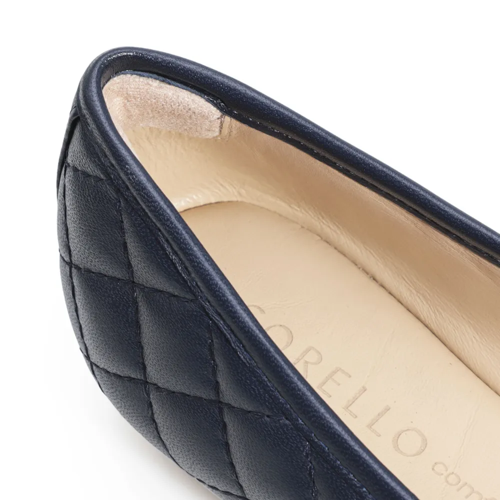 Sapatilha Comfort Couro Azul - imagem 7