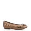 Sapatilha Comfort Couro Bronze - imagem 1