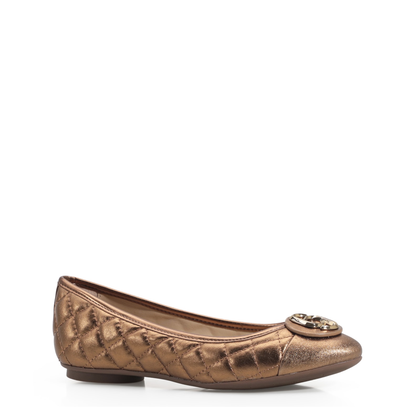 Sapatilha Comfort Couro Bronze