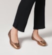 Sapatilha Comfort Couro Bronze - imagem 2