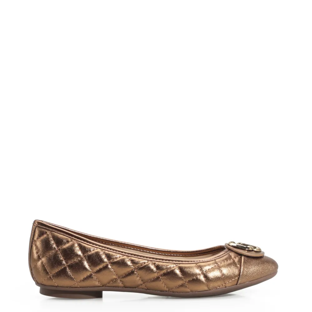 Sapatilha Comfort Couro Bronze - imagem 3