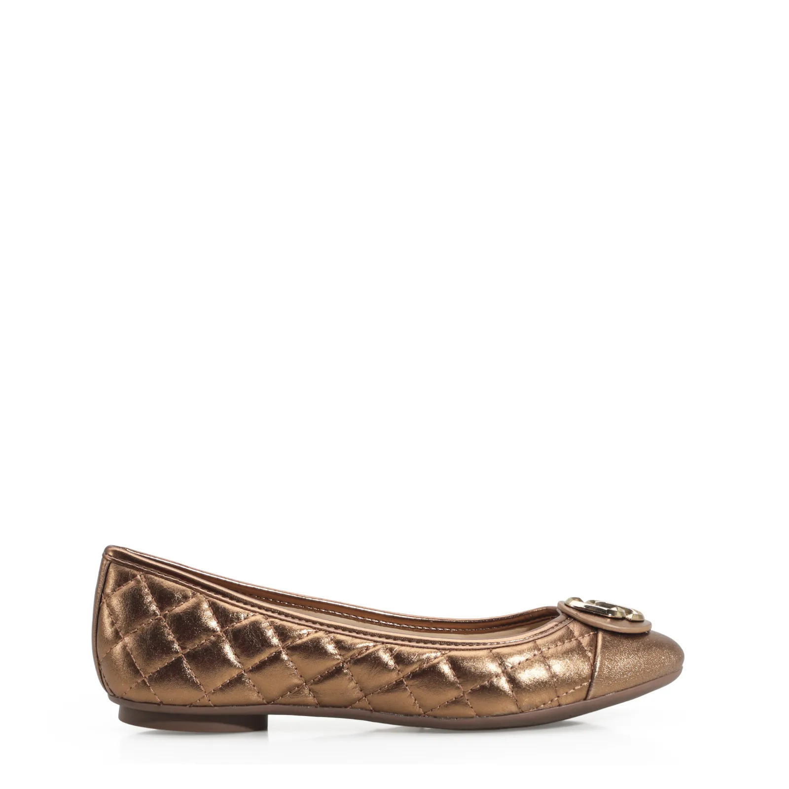 Sapatilha Comfort Couro Bronze