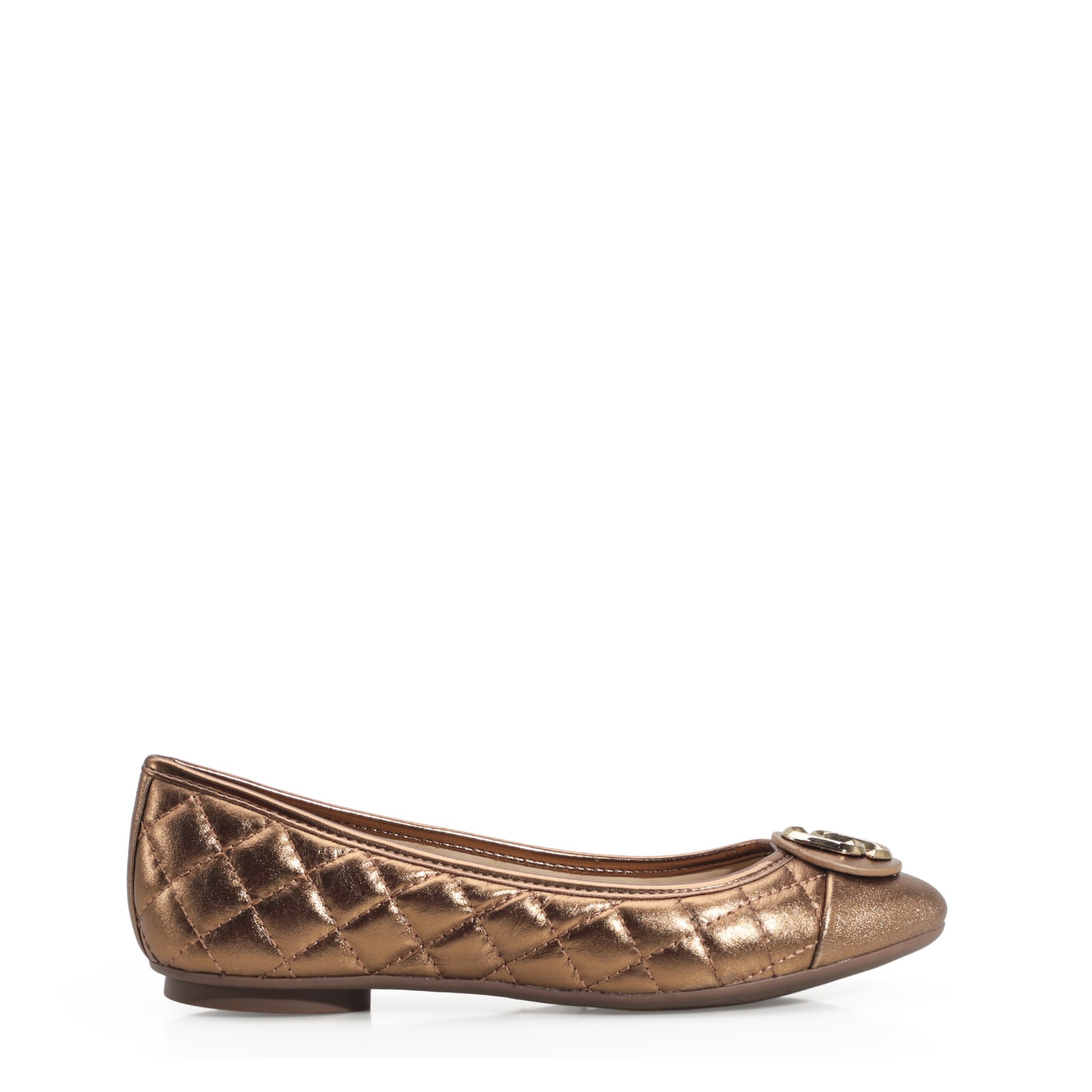 Sapatilha Comfort Couro Bronze