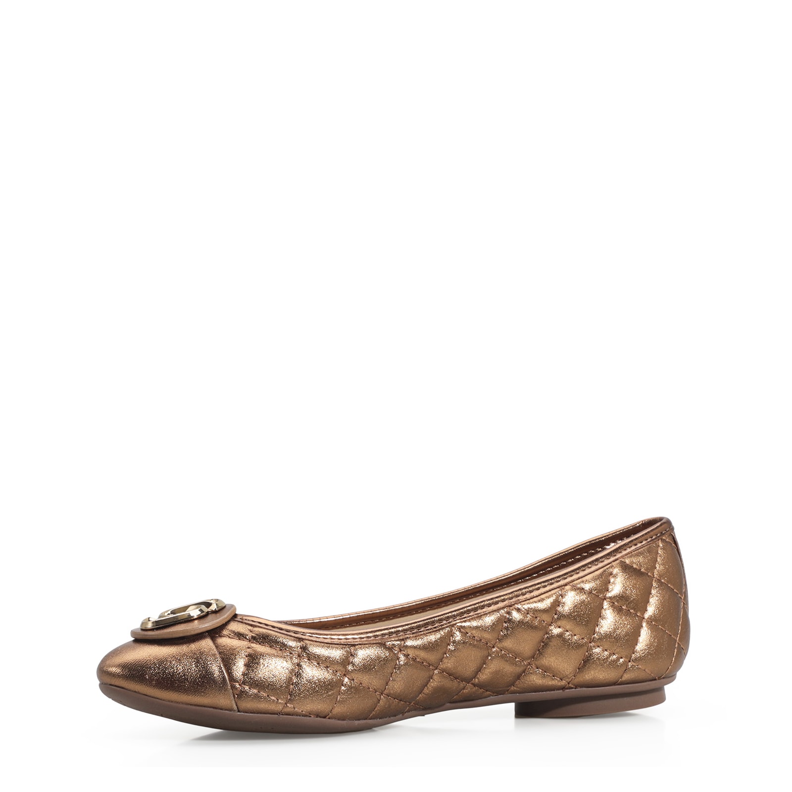 Sapatilha Comfort Couro Bronze