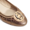 Sapatilha Comfort Couro Bronze - imagem 7