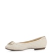 Sapatilha Comfort Couro Off White - imagem 4