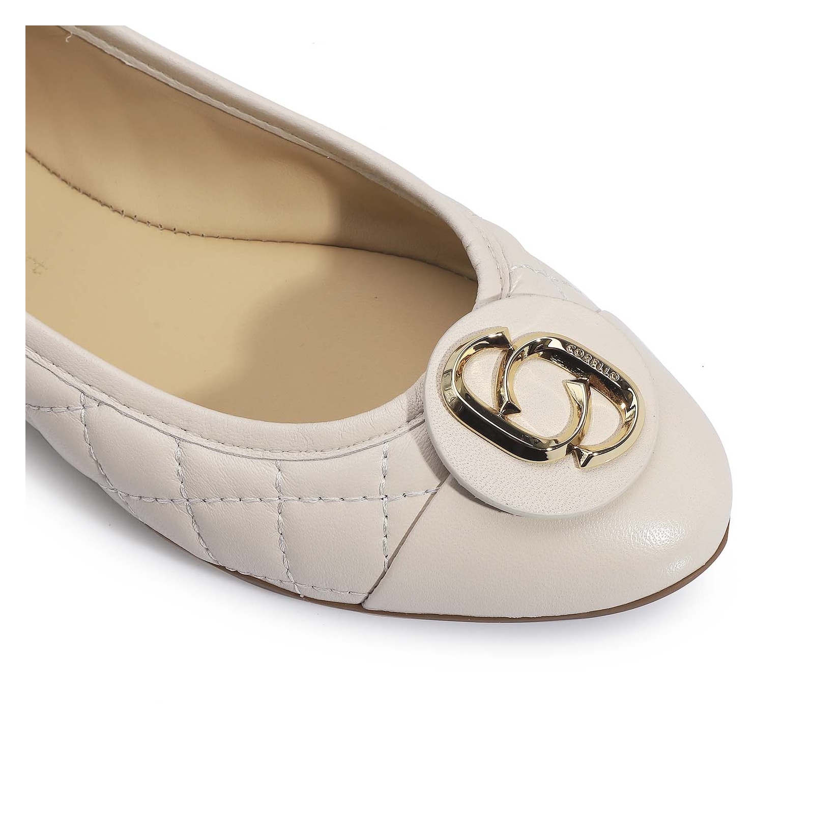 Sapatilha Comfort Couro Off White