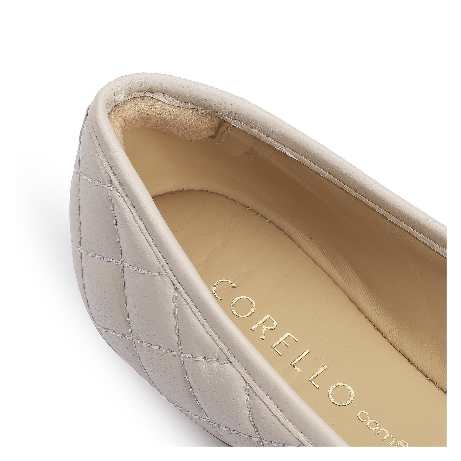 Sapatilha Comfort Couro Off White