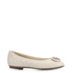 Sapatilha Comfort Couro Off White - imagem 1