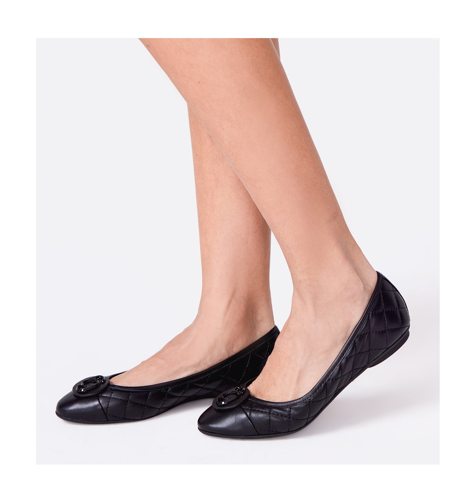 Sapatilha Comfort Couro Preto