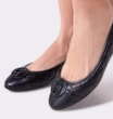 Sapatilha Comfort Couro Preto - imagem 9