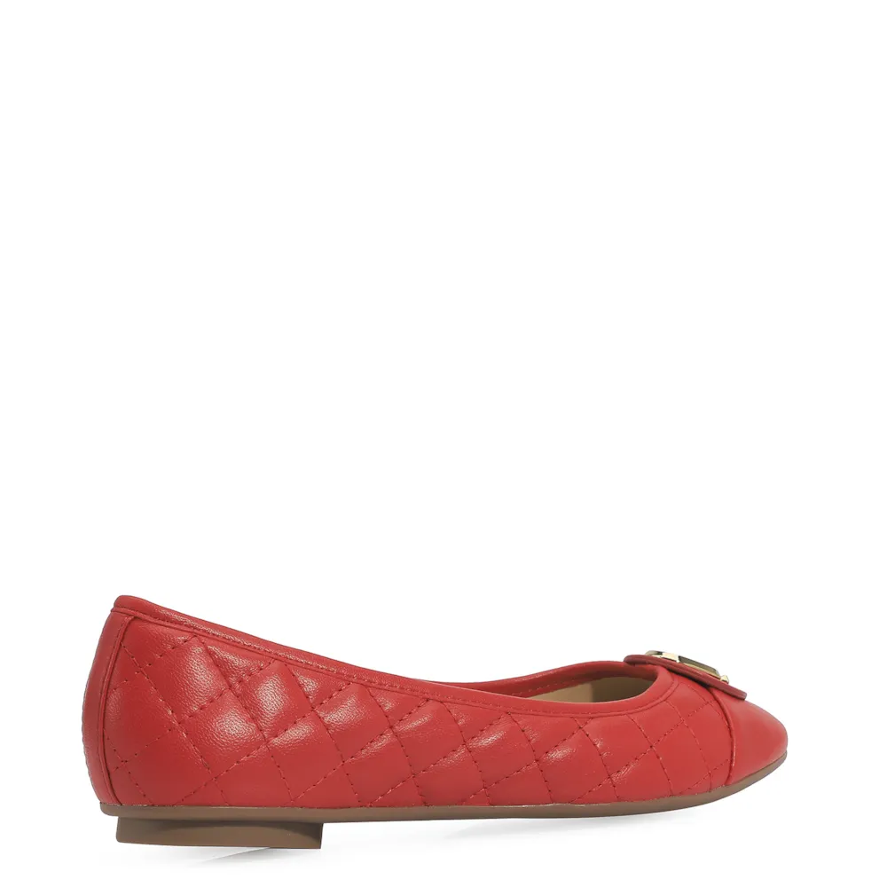 Sapatilha Comfort Couro Vermelho - imagem 3