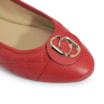 Sapatilha Comfort Couro Vermelho - imagem 6