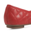 Sapatilha Comfort Couro Vermelho - imagem 7